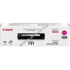Eredeti Canon 731 Magenta l�zertoner 1500 oldal nyomtat�
