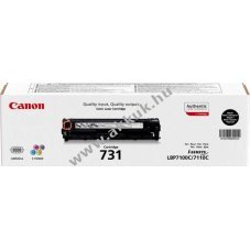Eredeti Canon l�zertoner 731 fekete 1400 oldal nyomtat�