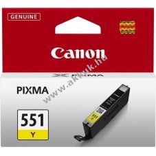 Eredeti Canon CLI-551Y tintapatron 7ml s�rga nyomtat�