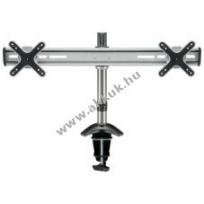 ScreenFlex Twin asztali tart� 2 monitorhoz 33-58cm (13-23\) VESA100x100 forgathat� d�nthet�