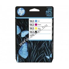 Eredeti HP 6ZC70AE NR.963 nyomtat� tintapatron multipack fekete ci�n magenta s�rga