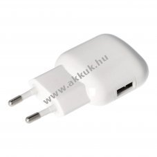 QC3.0 USB Quick Charge 3.0 t�lt� 5V 2000mA feh�r/fekete