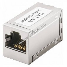 RJ45 modul�ris �sszek�t� CAT 6A 2x RJ45 aljzat (8P8C) f�m �rny�kol�s