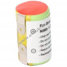 Helyettes�t� akku Braun 2500 Remington DF30 borotva �s fogkefe 1,2V 1100mAh