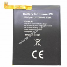 Helyettes�t� akku Huawei P9 Honor 8 3,82V 3000mAh Li-ion