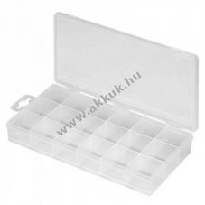M�anyag t�rol�doboz 18 rekesszel 210x105x30mm
