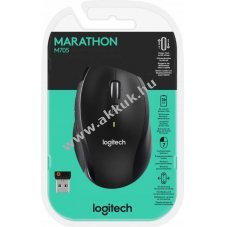Logitech M705 Marathon vezet�k n�lk�li eg�r Unifying sz�rke l�zeres 1000dpi 7 gomb