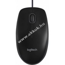 Logitech B100 optikai USB eg�r 800dpi 3 gombos fekete