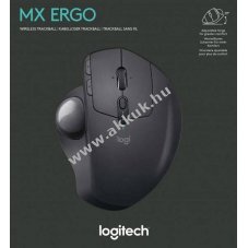 Logitech MX Ergo vezet�k n�lk�li Unifying trackball eg�r 440dpi 8 gomb akku fekete