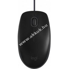 Logitech B110 csendes USB optikai eg�r 1000dpi 3 gomb fekete