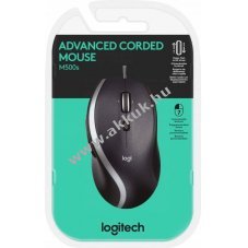 Logitech M500S Advanced optikai eg�r USB 4000dpi 7 gomb fekete