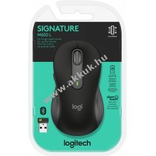 Logitech M650 Signature L vezet�k n�lk�li eg�r Bolt Bluetooth grafit 400-4000dpi 5 gomb jobbkezes