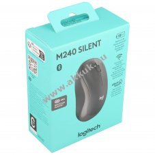 Logitech M240 Silent touch vezet�k n�lk�li Bluetooth eg�r grafit 3 gomb 4000DPI