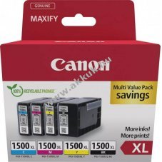 Eredeti Canon tintapatron multipack PGI-1500XL BK/C/M/Y nyomtat�