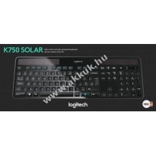 Logitech K750 vezet�k n�lk�li napelemes billenty�zet Unifying DE fekete