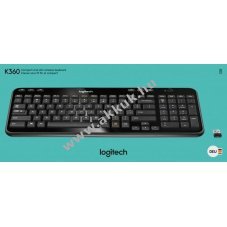 Logitech K360 vezet�k n�lk�li billenty�zet Unifying fekete DE
