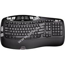 Logitech K350 vezet�k n�lk�li Unifying USB billenty�zet DE fekete Business