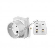 Utaz� h�l�zati adapter Euro-dug�val UK csatlakoz�