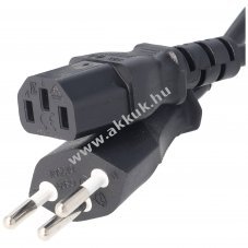 H�l�zati k�bel Sv�jci dug� Typ J IEC C13 2m fekete NK 122 S-200