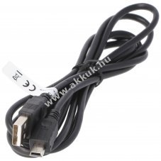 USB 2.0 Hi-Speed k�bel USB A - Mini B 5 p�lus 1,5m fekete