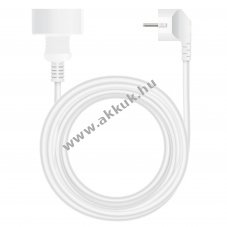 Arcas Schuko hosszabb�t� k�bel 3m 230V 16A H05VV-F3G 1,5mm2 feh�r