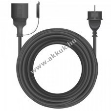Arcas 10m Schuko hosszabb�t�k�bel 16A 230V H05VV-F3G fekete