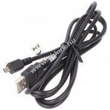 USB 2.0 Hi-Speed k�bel A csatlakoz� Mini 8 t�s 1,8m fekete tablet