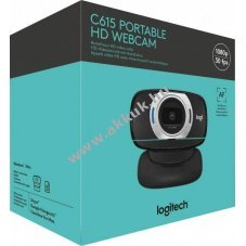 Logitech C615 webkamera Full HD 1080p 30fps USB fekete