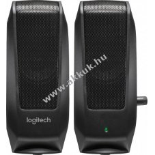 Logitech S120 hangsz�r� sztere� 2.0 2.2W fekete