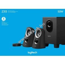 Logitech Z313 2.1 hangsz�r�rendszer 25W fekete