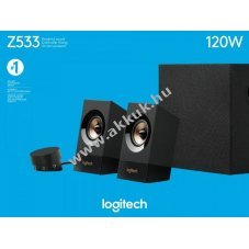 Logitech Z533 2.1 hangsz�r�rendszer fekete
