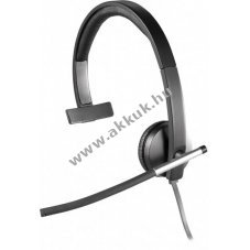 Logitech H650e USB mono headset fekete �zleti