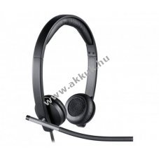 Logitech Headset H650e USB sztere� fekete �zleti