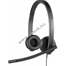 Logitech H570e USB sztere� headset mikrofonnal fekete �zleti