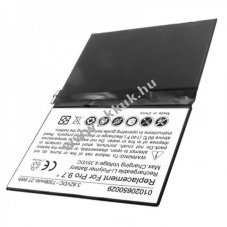 Helyettes�t� akku Apple iPad Pro 9.7 A1664 A1673 3,8V 7306mAh Li-Polymer