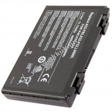 Helyettes�t� akku ASUS A32-F82 F52 K50 K40 11,1V 4400mAh laptop
