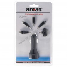 Arcas univerz�lis 12V USB t�lt� 1,1m 5db/csomag Micro-USB Mini-USB iPhone NDS