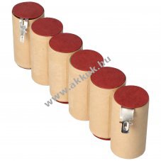 Helyettes�t� akku Gardena ACCU 90 ACCU90 kerti g�p Faston 4,8mm �s 2,8mm NiMH