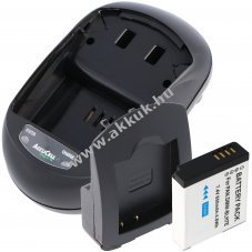 Helyettes�t� akku Panasonic DMW-BLH7 Li-ion �s gyors t�lt�