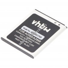 Helyettes�t� akku mobiltelefon Lenovo BL253 A2580 A2860 3,7V 1800mAh Li-Ion