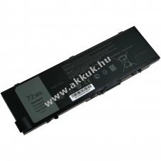 Helyettes�t� akku Dell Precision 15 7510 17 7710 11,1V 6500mAh LiPo