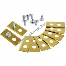 9db/csomag cserepeng�k 0,9mm tit�n bevonat Worx Landroid f�ny�r�khoz csavarokkal