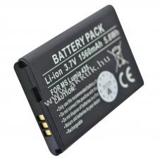 Helyettes�t� akku Nokia Lumia 435 BV-5J 3,7V 1560mAh Li-Ion