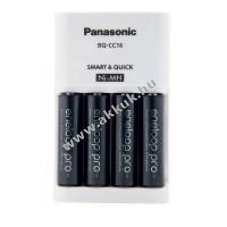Panasonic ENELOOP BQ-CC16 t�lt� 4db/csomag eneloop Pro AA akkumul�torokkal