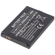 Helyettes�t� akku TP-Link TBL-71A2000 M5350 TL-M5350 TL-TR761 TL-TR861 3,7V 2000mAh Li-Ion