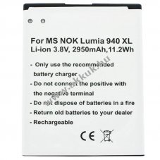 Helyettes�t� akku Microsoft Lumia 950 XL BV-T4D mobiltelefon Dual SIM