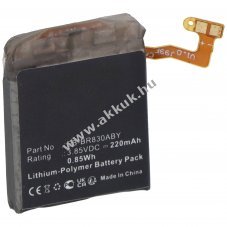Helyettes�t� akku okos�ra Samsung Galaxy Watch Active2 40mm SM-R830 3,85V 220mAh Li-Polymer
