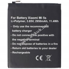 Helyettes�t� akku Xiaomi Mi 5s BM36 3,8V 2950mAh Li-Polymer