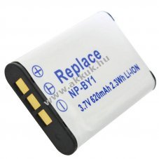 Helyettes�t� akku Sony NP-BY1 3,7V 620mAh Li-Ion