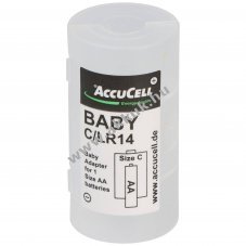 Univerz�lis Baby C adapter 1 db Mignon/AA m�ret� elem Baby, C, LR14, FR14 m�retben